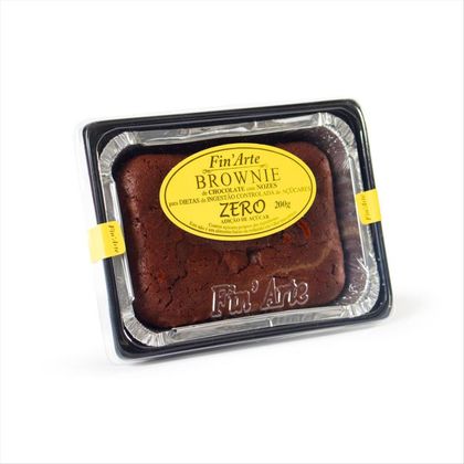 Brownie Zero Fin Arte Chocolate E Nozes 200g