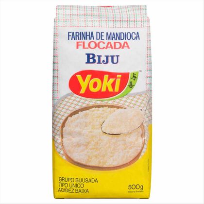 Farinha de Mandioca Flocada Biju Yoki 500g
