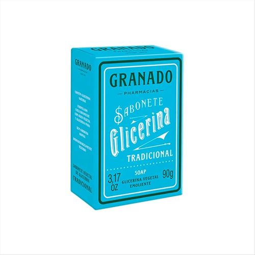 Sabonete Vegetal Glicerinado Hipoalergênico Granado Tradicional Caixa 90g