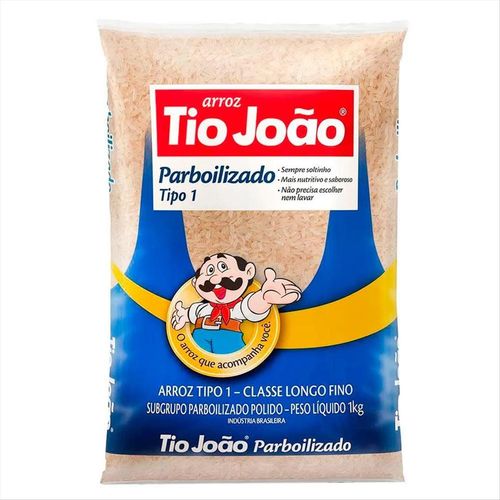 Arroz Parboilizado Tio Joao 1kg