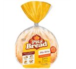 Pão Sírio Pita Bread Extra Fino Tradicional Com 6 Unidades 320g