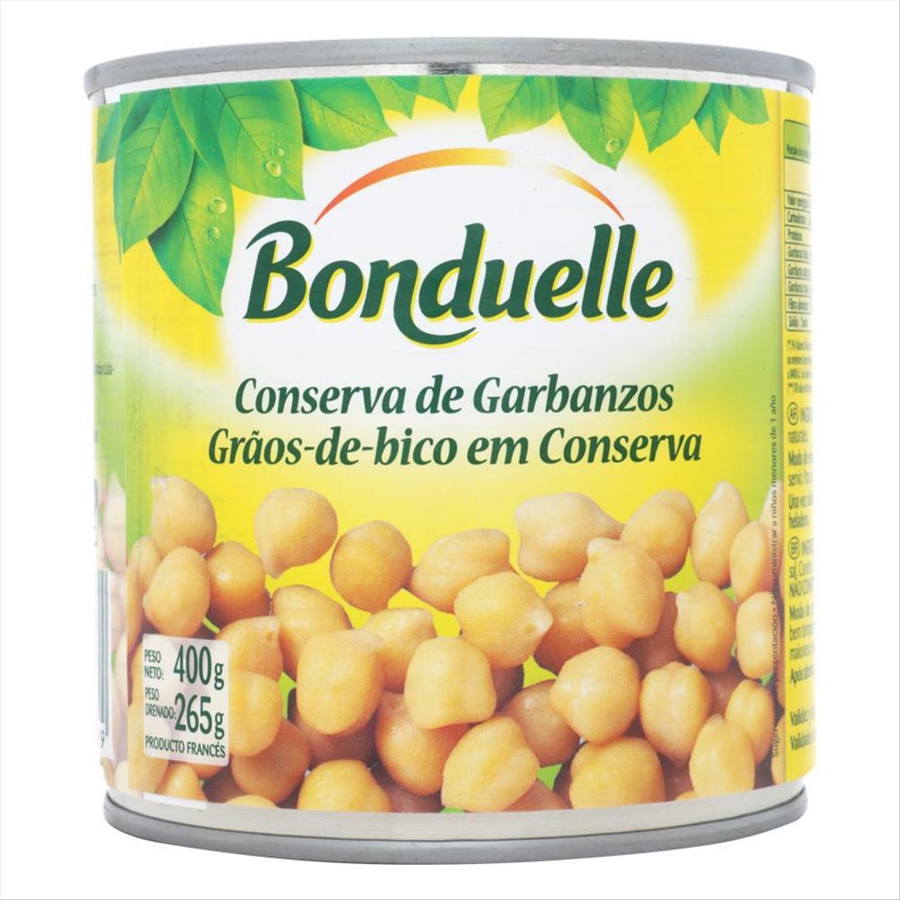 Grão de bico em Conserva Bonduelle Lata 265g
