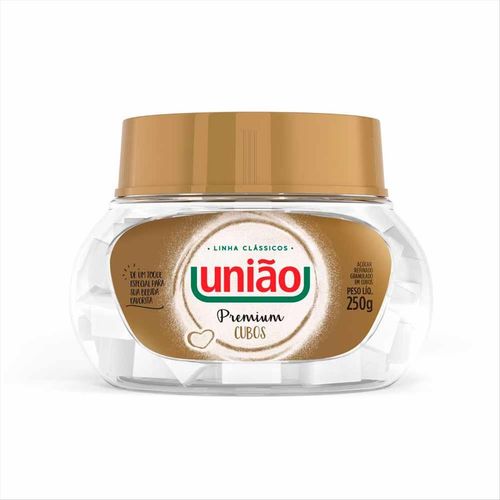 Açúcar Em Cubos União Premium Pote 250g