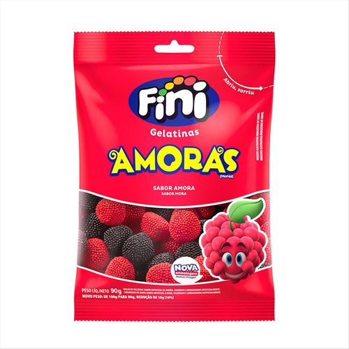 Bala De Gelatina Fini Amora 90g