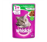 Ração Para Gatos Whiskas Adulto Úmida Cordeiro Sachê 85g