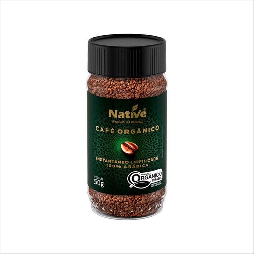 Café Solúvel Orgânico Native Liofilizado 50g