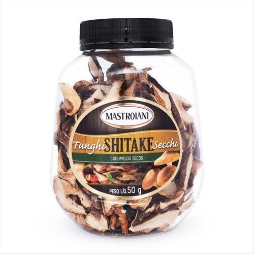 Shiitake Desidratado Mastroiani Pote  50 g