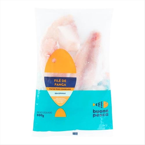 Peixe Panga em Filé Congelado Buona Pesca Pacote  800g