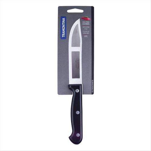 Faca para Cozinha Tramontina Ultracorte com Lâmina em Aço Inox e Cabo de Polipropileno Preto 6