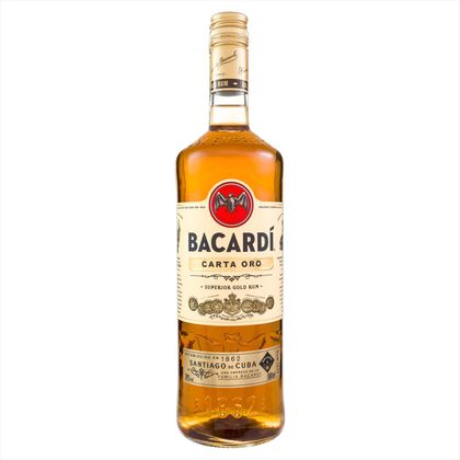 Rum Bacardi Carta Oro Garrafa 980ml