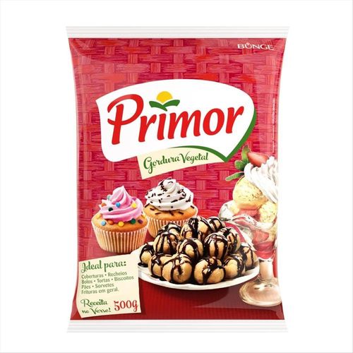Gordura Vegetal Primor 500g