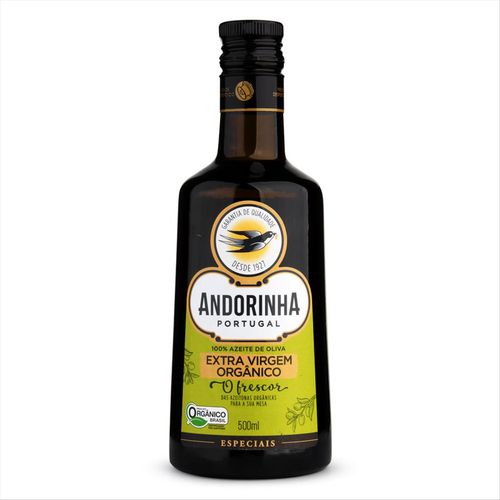 Azeite Extra Virgem Orgânico Andorinha Vidro 500ml
