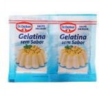 Gelatina Natural Em Pó Dr. Oetker Sachê 2 Unidades 24g