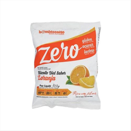 Biscoito Zero Bom Biscoito Laranja Pacote 100g