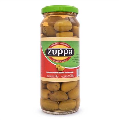 Azeitona Verde com Caroço Zuppa Vidro 200 g