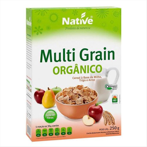 Cereal Matinal Orgânico Native Multi Grain Caixa 250g
