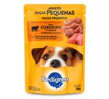 Ração Para Cães Pedigree Raças Pequenas Cordeiro Ao Molho Sachê 100g