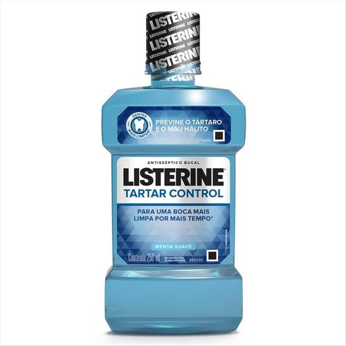 Antisséptico Bucal Listerine Tartar Control Menta Suave 250ml