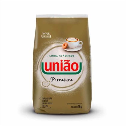 Açúcar Refinado Granulado União Premium Pacote 1kg