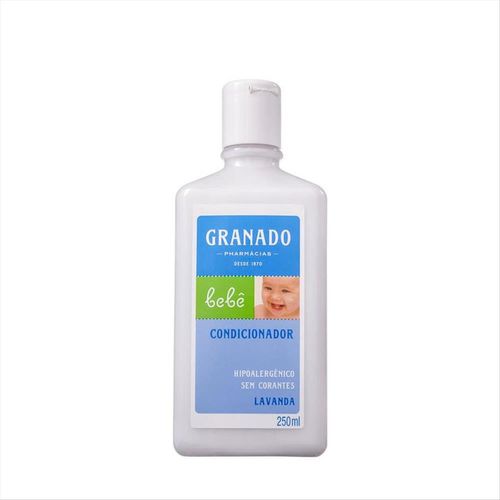 Condicionador De Cabelos Infantil Hipoalergênico Granado Bebê Lavanda 250ml