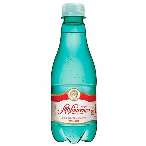 Água Mineral Com Gás São Lourenço Pet 300ml