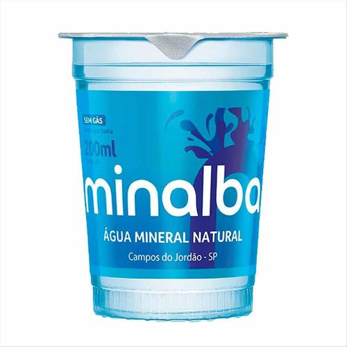 Água Mineral Sem Gás Minalba Copo 200ml