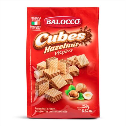 Biscoito Wafer Balocco Avelã Pacote 250g