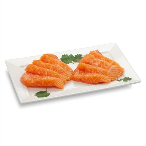 Peixe Sashimi De Salmão Filetado Cia Do Peixe 750g