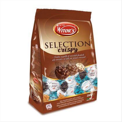 Bombons Italianos Witor s Selection Crispy Pacote 250g