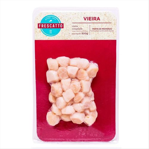 Vieira Congelada Limpa Frescatto 200g