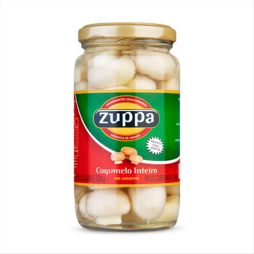 Cogumelo em Conserva Inteiro Zuppa Vidro 180g