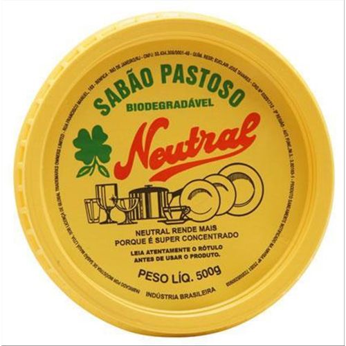 Sabão Pastoso Biodegradável Neutral Pote 500g