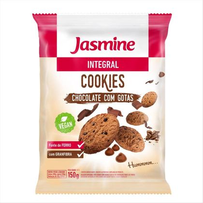 Cookies Integrais  Jasmine    Chocolate    Pacote   150