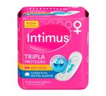 Absorvente Íntimo Sem Abas Intimus Tripla Proteção Suave Pacote 8 Unidades