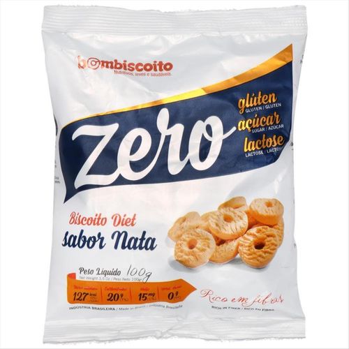 Biscoito Zero Bom Biscoito Nata Pacote 100g