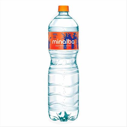Água Mineral Com Gás Minalba Pet 1,5 L