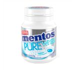 Chiclete Mentos Pure White Menta Pote Com 28 Unidades 56g