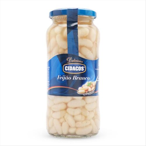 Feijão Branco em Conserva Espanhol Cidacos Vidro 400 g
