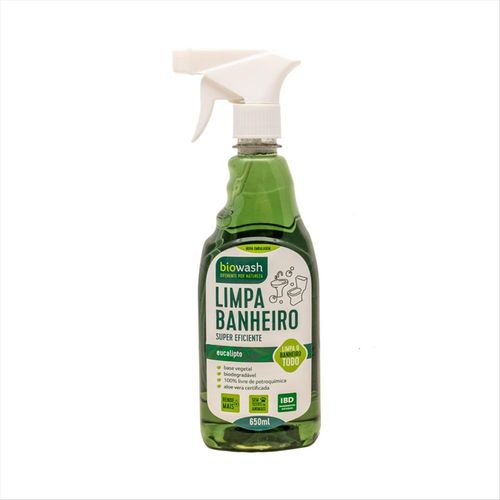 Limpador de Banheiro Gatilho Biodegradável BioWash Pinho & Eucalipto 650 mL
