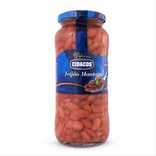 Feijão Manteiga Em Conserva Cidacos Vidro 400g