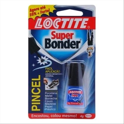 Cola Super Bonder Pincel 4 g