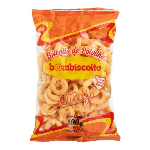 Biscoito Polvilho Salgado Bom Biscoito Queijo Pacote 100g