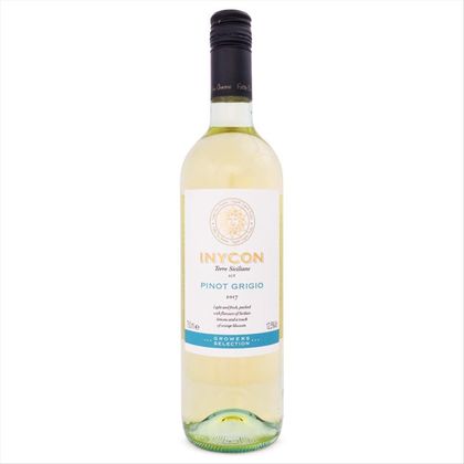 Vinho Branco Leve Italiano Pinot Grigio Inycon Garrafa 750ml