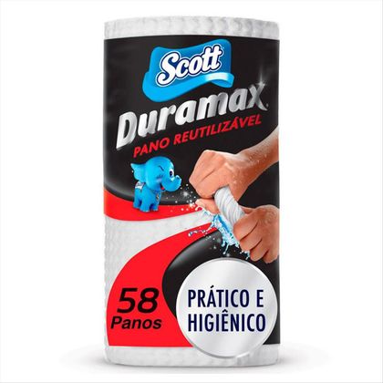 Pano De Limpeza Multiuso Scott Duramax Com 58 Unidades