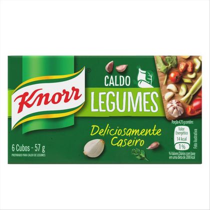 Caldo de Legumes Knorr Caixa Com 6 Tabletes 57 g