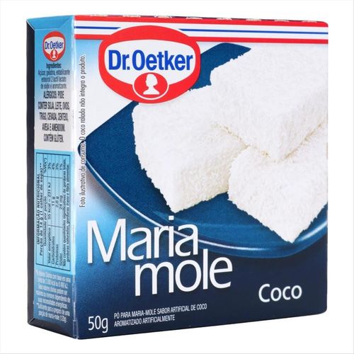 Maria Mole Em Pó Dr. Oetker Coco Caixa 50g