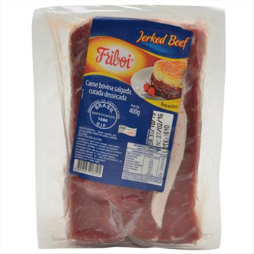 Carne Seca Jerked Beef Traseiro Friboi 400g