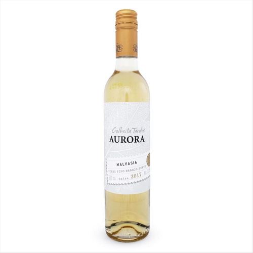 Vinho Branco Brasileiro Aurora Colheita Tardia Malvasia Bianca Garrafa  500 mL
