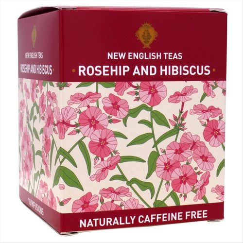 Chá New English Teas Rosa Mosqueta E Hibisco Caixa Com 10 Sachês 20g