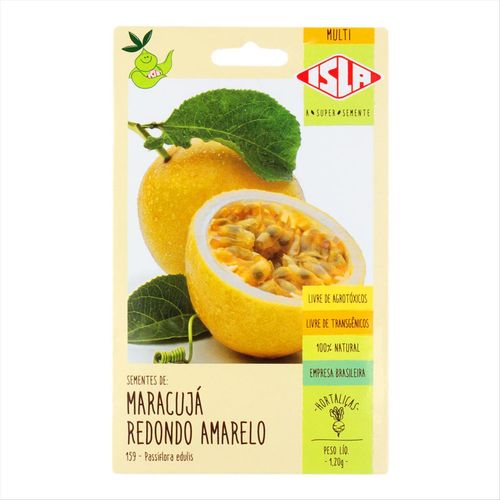 Sementes de Maracujá Amarelo Isla